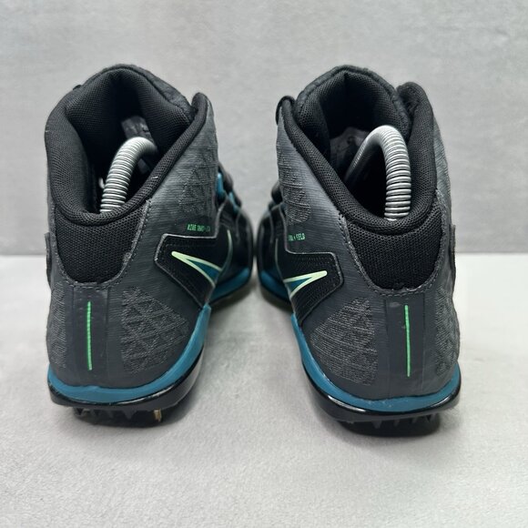 Mens Size 8 Nike Zoom Javelin Elite 3 Track & Field Throwing Spikes Black Blue - Picture 4 of 8